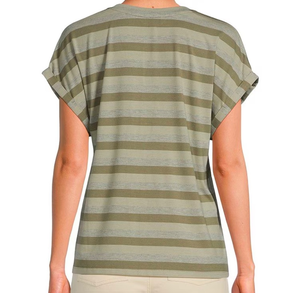 Tommy Bahama Kauai Island Voyage V-Neck Tee,
Tea Leaf Heather, XS - Picture 6 of 7